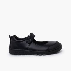 Garvalín Girls’ Barefoot School Mary Janes Black