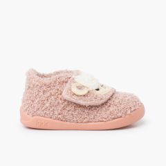 Barefoot animal slippers terry cloth sheep