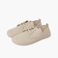 Barefoot linen bluchers laces larger sizes Off-White