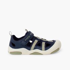 Blanditos trekking sandals for children Navy Blue
