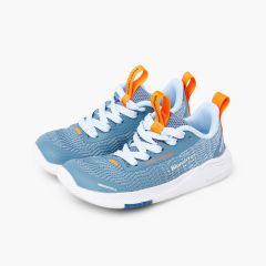 Blanditos Mesh Trainers Laces Blue denim