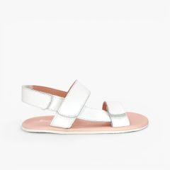Blanditos girls’ barefoot sandals side strap White