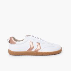 Barefoot lace-up trainers larger sizes Bronze