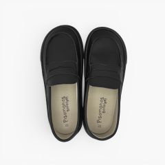 Children’s barefoot school loafers Black