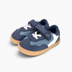 Blanditos trainers flat sole mixed colours Navy Blue