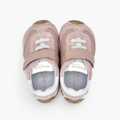 Blanditos trainers toothed sole elastics hook-and-loop strap Pink