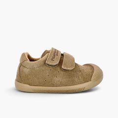 Soft barefoot serratex trainers Taupe