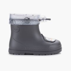 Adjustable barefoot animal wellies Anthracite
