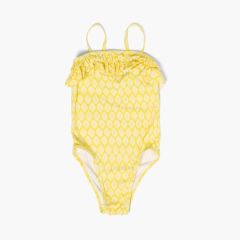 Girls Lycra swimsuit Leaves