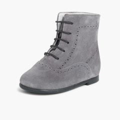 Suede Pascuala Boots Grey