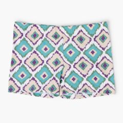 Boys Lycra Boxer Diamond pattern