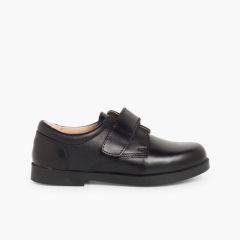 Boys Riptape School Shoes Black