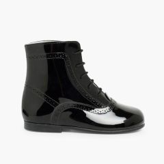 Patent Pascuala Boots Black