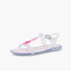 Rubber sandals starfish Tricia White