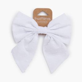 Duck bill plumeti bow White