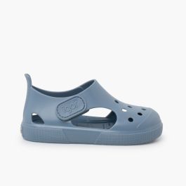 Kids’ rubber clog-sandals Ocean