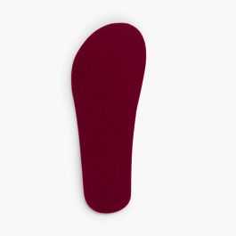 Thermal Barefoot Insoles Burgundy