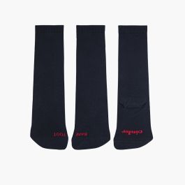 Barefoot high socks school Navy Blue