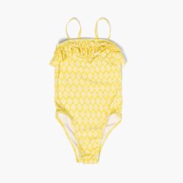 Girls Lycra swimsuit Leaves