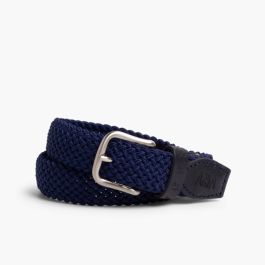 Boy's Elastic Braided Belt Navy Blue