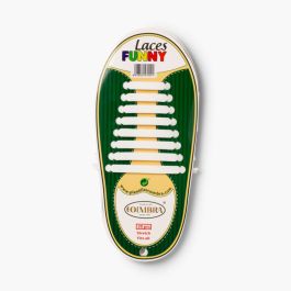 Coloured Elastic Shoelaces Pack of 20 White