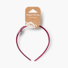 Girls' Crown-Style Headband Burgundy
