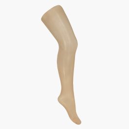 Girls' Coloured Tights Almond