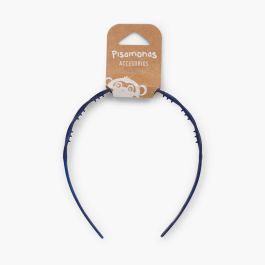 Hard Braided Headband Blue