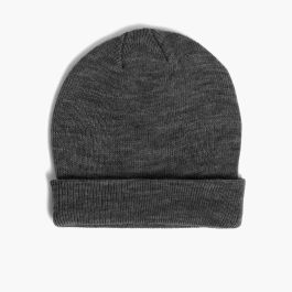 CONDOR Ribbed Beanie 1x1 Grey
