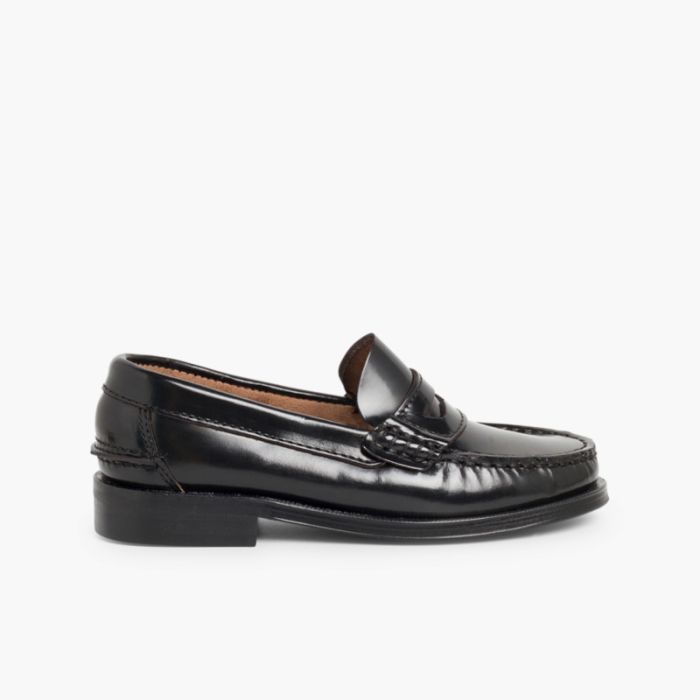Leather Slip-on Loafers 
