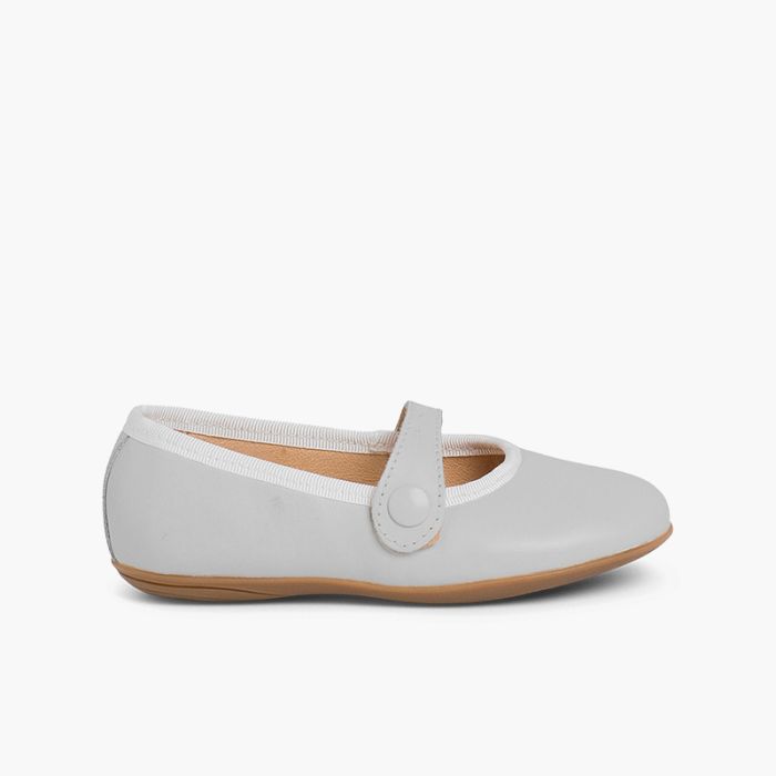 Girls Ceremonial Leather Mary Jane Shoes