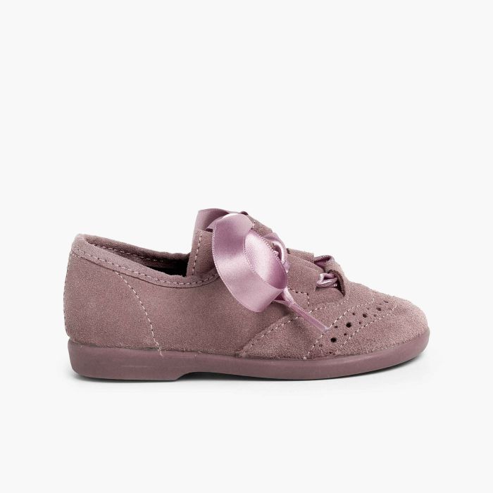 Kids Suede Oxford Shoes 