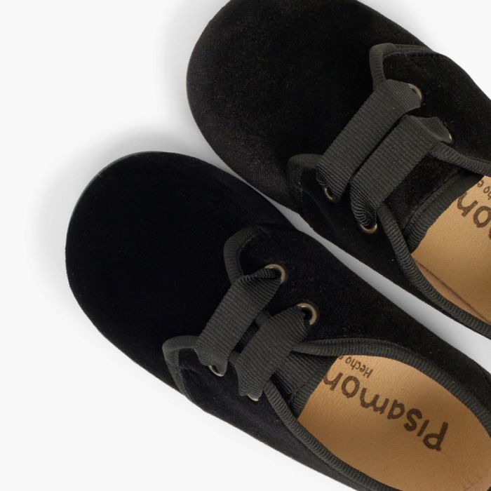 Velvet Lace up Shoe Made in Spain shoes
