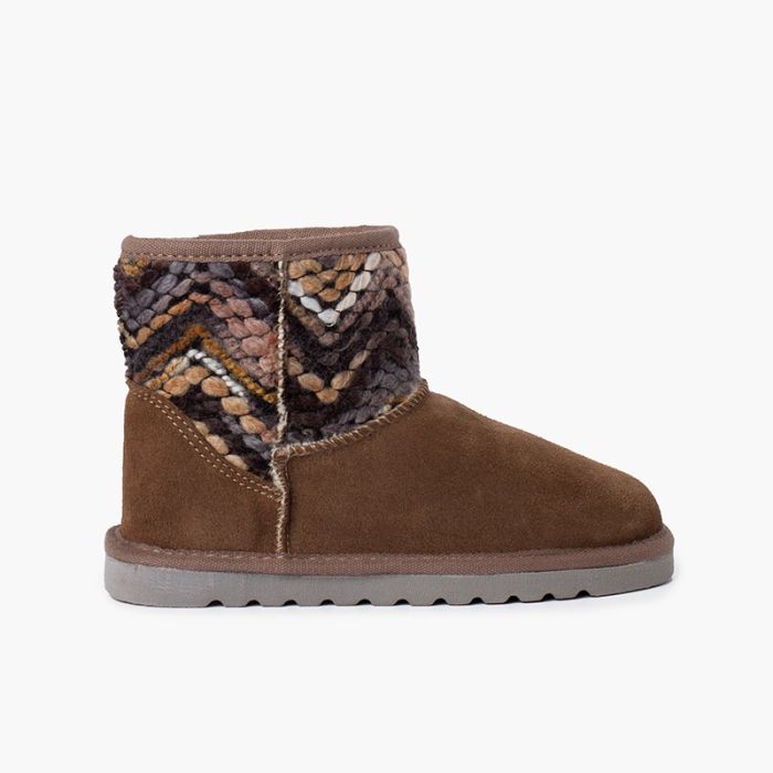  Low boot Australian style details wool colors