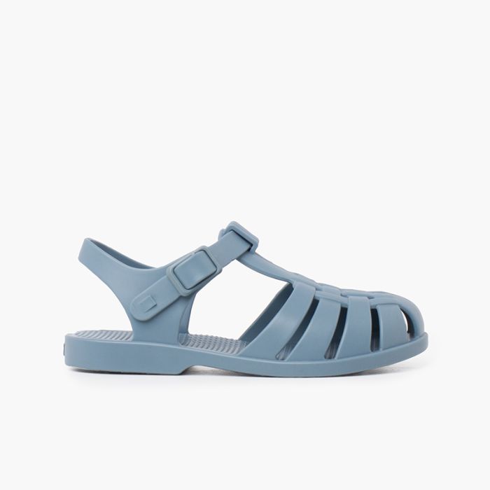 Children's sandals with buckle clasp in dusty colors