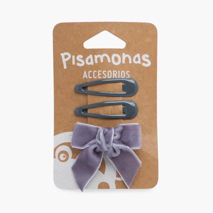 Hairpins and velvet duck beak bow pack