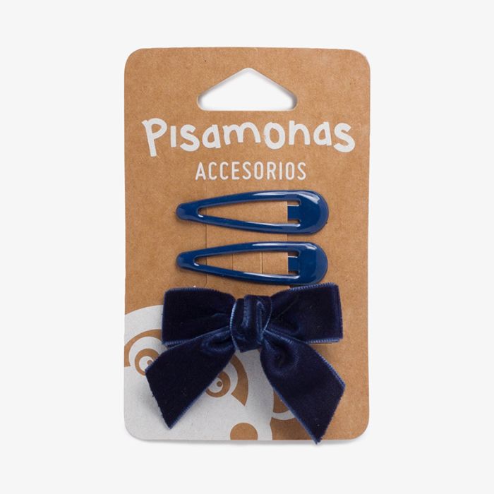 Hairpins and velvet duck beak bow pack