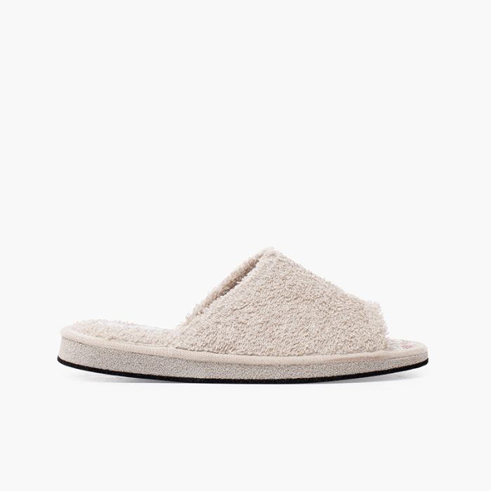 Girl's eco-towel slippers with flowers