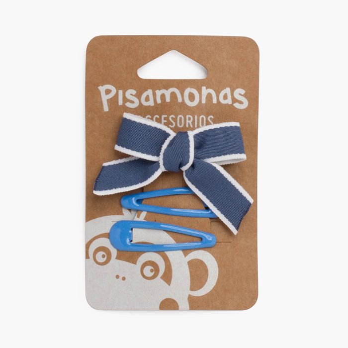 Duck beak clip pack with bow and froggies