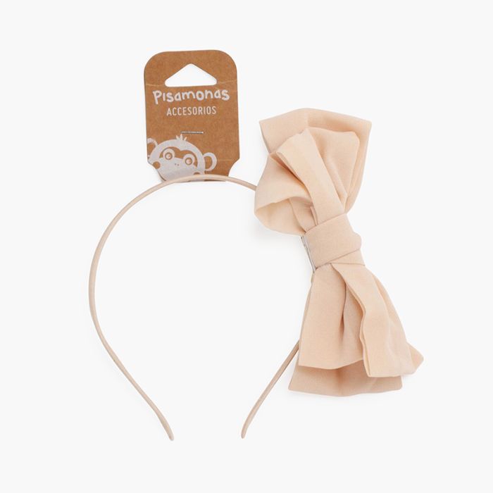 Fine double chiffon bow headband