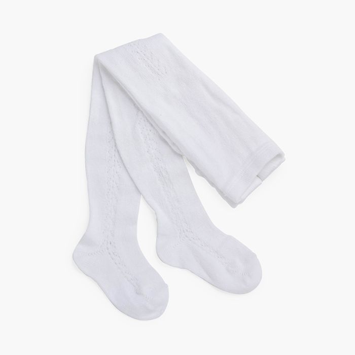 Side crochet warm cotton tights