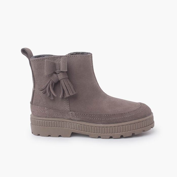 Tassel Track Boots for Girl