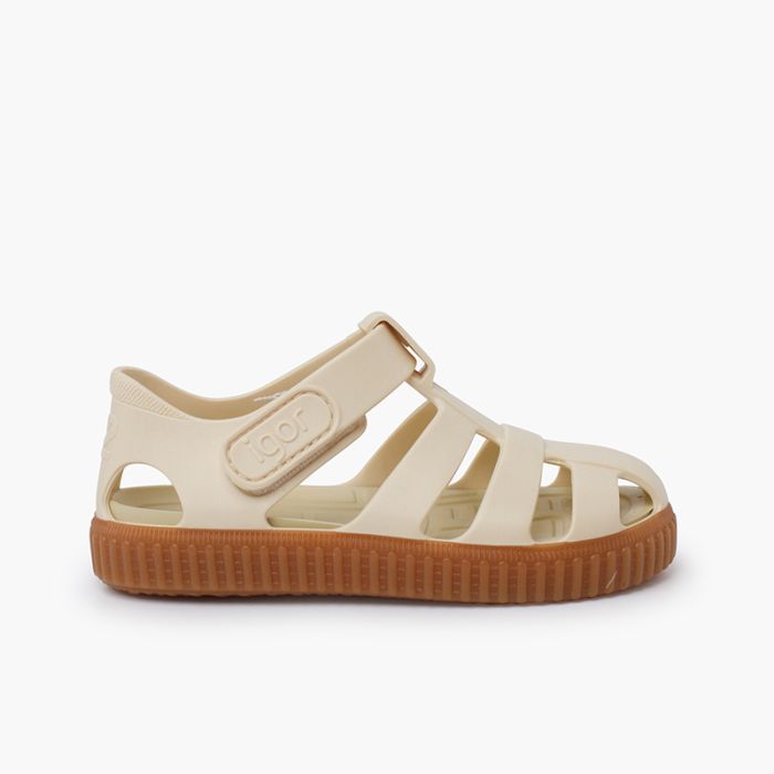 Jelly sandals caramel sole trainers style