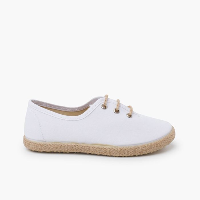 Ceremony bluchers espadrille sole