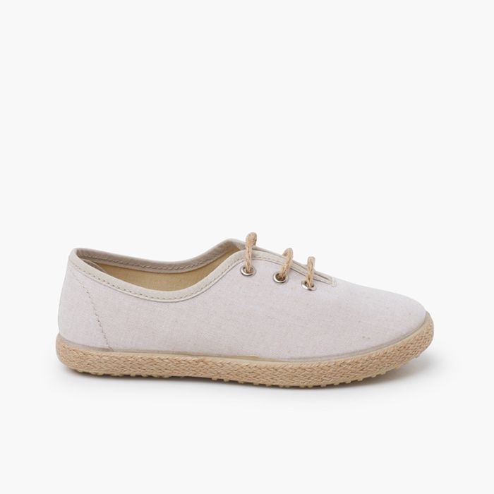 Ceremony bluchers espadrille sole