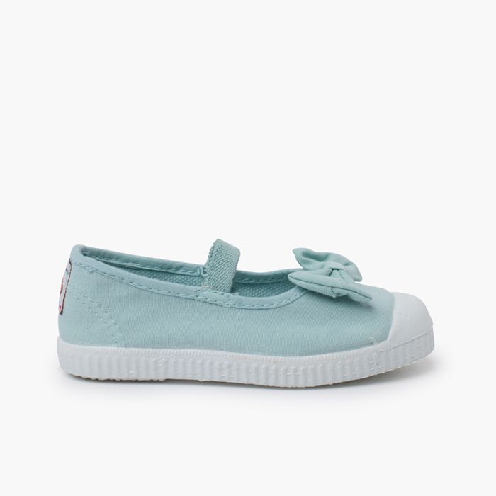 Ballet pumps elastic and laces trainers-style soles