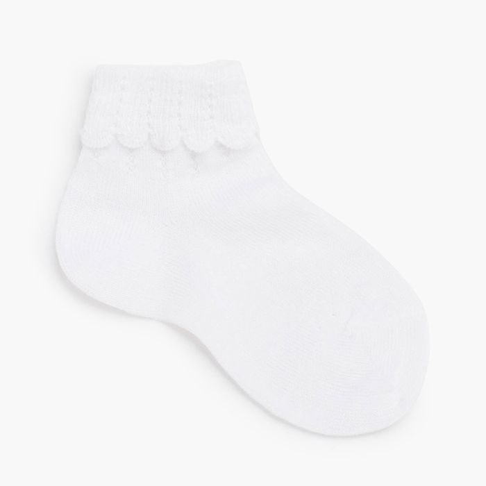 Turn down cuff ankle socks