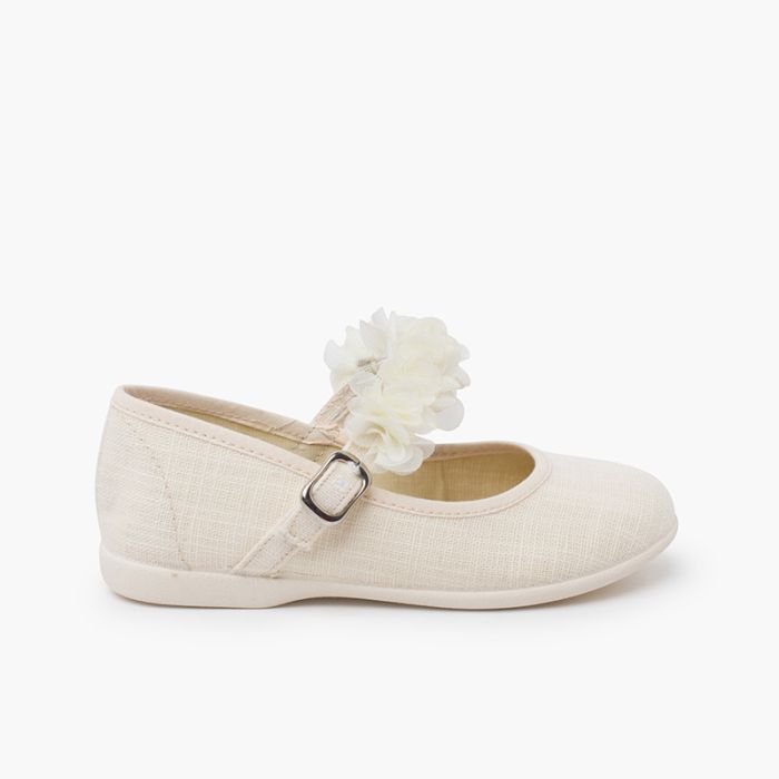 Ceremony Mary Janes flower straps