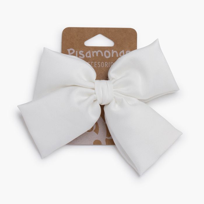 Satin Bow Hair Clip