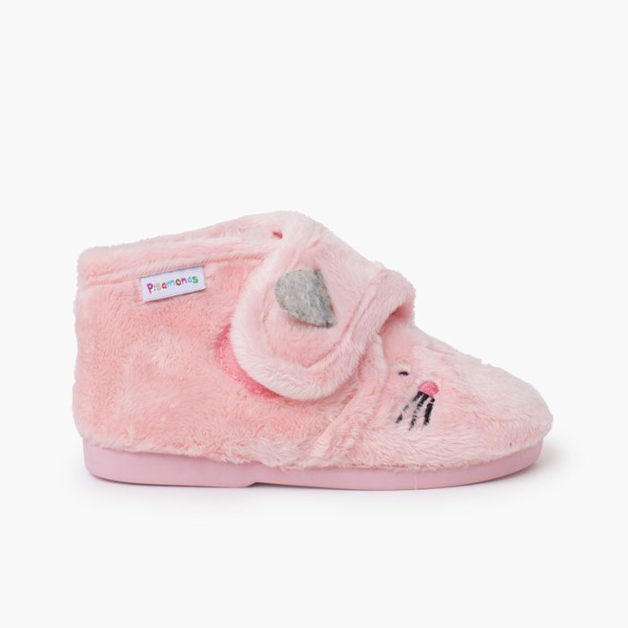 Animal teddy fabric slippers